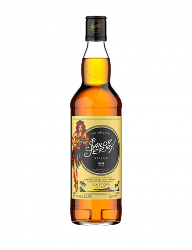 Saylor Jerry 80 proof spiced rum 70 cl