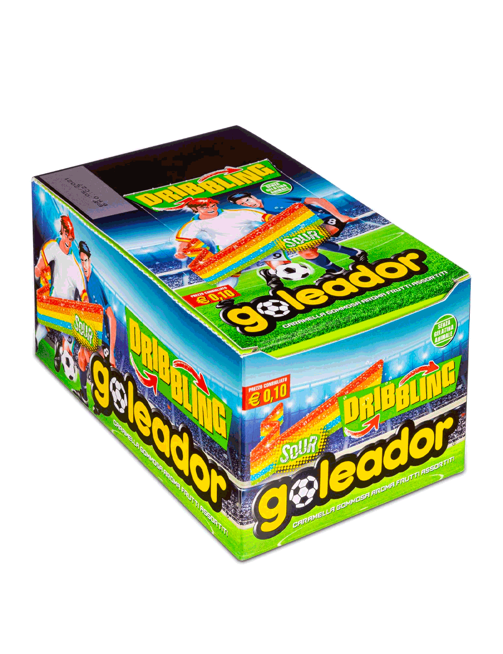 Goleador Dribbling gummy candies 144 pieces x 10 g