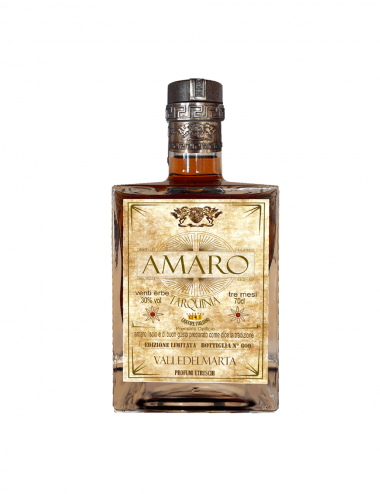 Tarquinia Amaro mit Kräutern traditionelles Rezept 70 cl Valle del Marta - 1