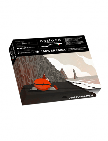 Espresso 100% arabica Natfood coffee system compatibile Nespresso Professional 50 pezzi Natfood - 1