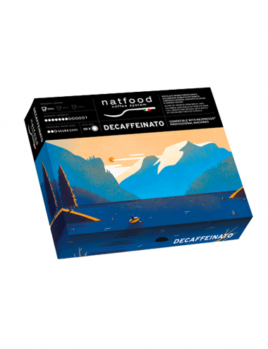 Decaffeinated espresso Natfood coffee system compatible Nespresso Professional 50 pieces Natfood - 2