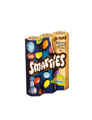 Smarties Trio confetti ripieni al cioccolato 16 x 102 g - 1