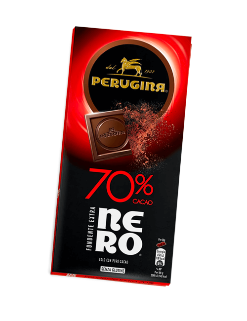 Barra chocolate negro Perugina 70% 20x85g