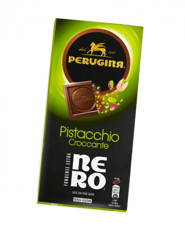 Perugina Pistazie schwarze Schokoladentafel 20x85g