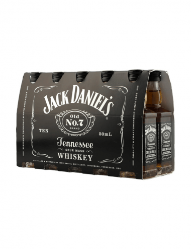 Jack Daniel's Old No. 7 Tennessee Whiskey miniaturas 10 x 5 cl