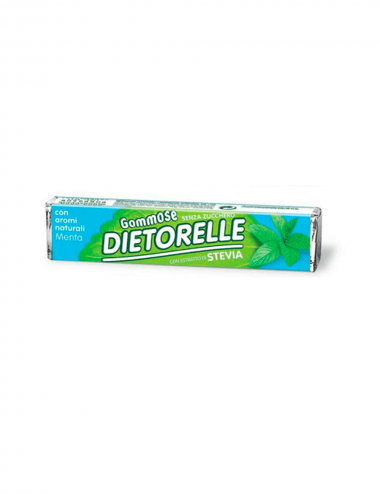 Caramelos de goma sabor menta Dietorelle 24 piezas