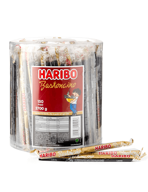 Haribo Regaliz Stick 150 piezas