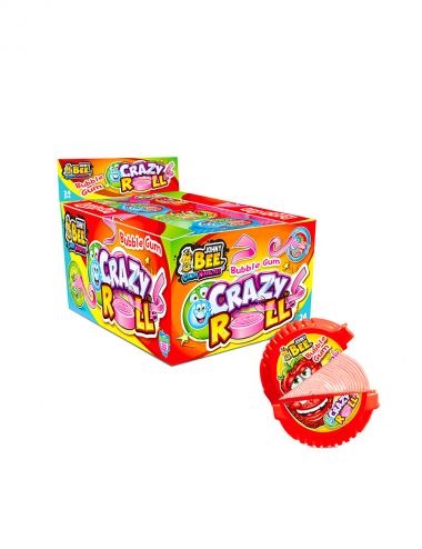 Crazy roll chicle Johnny Bee 24 x 18 g