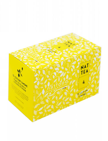 Nat Tea Tè ceylon limone 22 filtri x 2,5 g Natfood