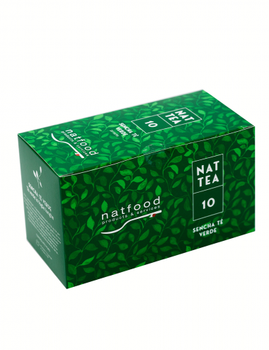 Nat Tea Sencha tè verde 22 filtri x 2,5 g Natfood