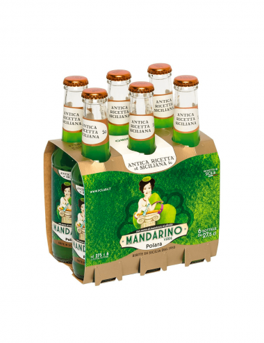 Green mandarin Polara Pack of 6 bottles of 27.5 cl