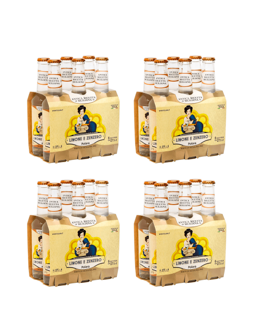 Ginger Lemon Polara Pack of 24 bottles of 27.5 cl