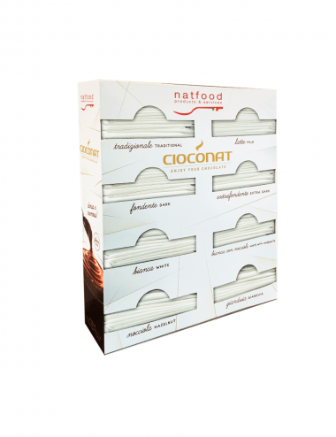 CIOCONAT Hot Chocolate Prepack "Superstar" 96 single-dose sachets mixed tastes