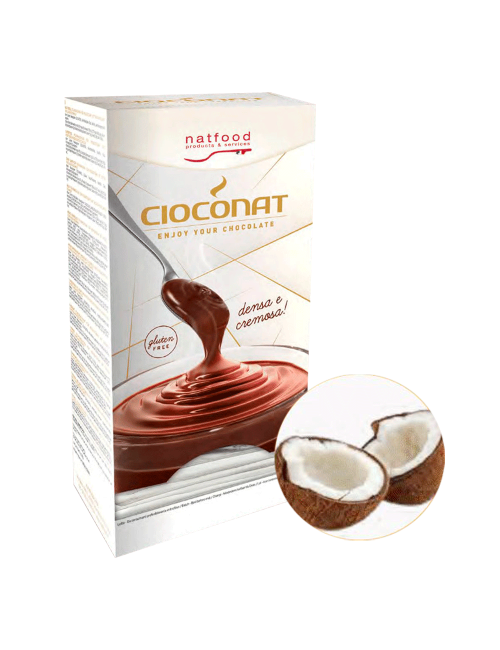 Coconut Hot Chocolate CIOCONAT NATFOOD 36 single-dose sachets