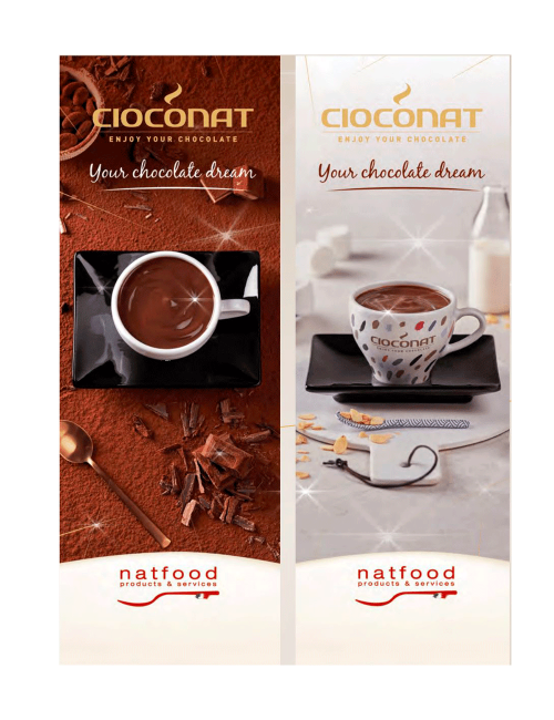 Tótem de suelo de doble cara Cioconat Natfood