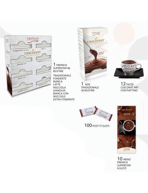 Kit Prepack "Superstar" Cioconat Natfood