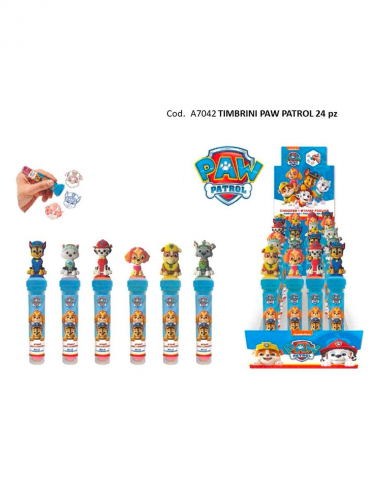 Candy with Paw Patrol stamps 24 x 8 g