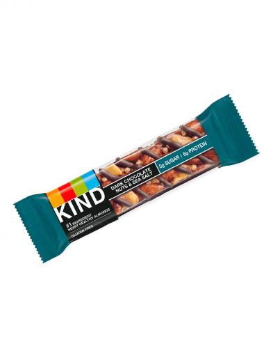 Almond, peanut, dark chocolate and sea salt bar 12 x 40 g