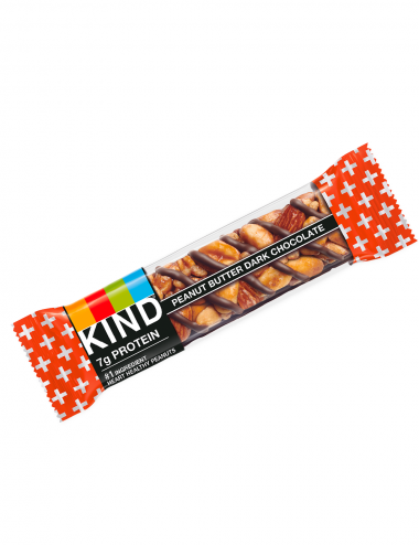 Peanut, almond and dark chocolate bar 12 x 40 g