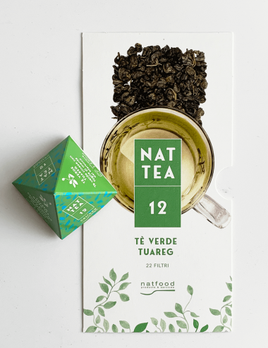 Tuareg green tea 22 sachets x 2.5 g Nat Tea Natfood