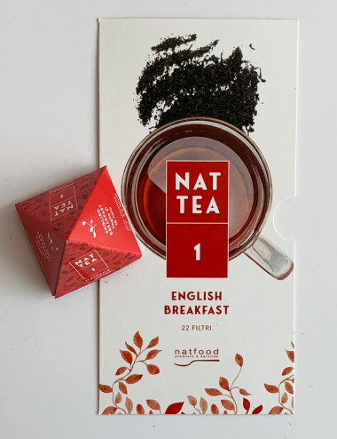 Nat Tea English Breakfast 22 filtri x 2,5 g Natfood