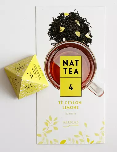 Nat Tea Tè ceylon limone 22 filtri x 2,5 g Natfood