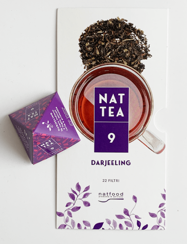Nat Tea Darjeeling 22 filtri x 2,5 g Natfood