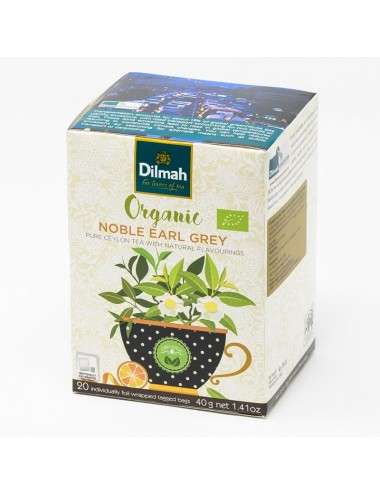 Dilmah Organic Earl Grey Black Tea 20 sachets