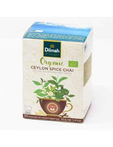 Tè Ceylon Spice Chai Dilmah Organic 20 bustine