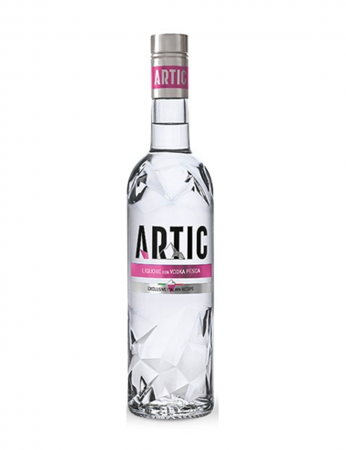 Artic liqueur with peach...