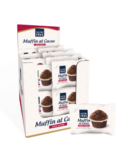 Gluten free cocoa muffins 16 x 45 g Nutri free