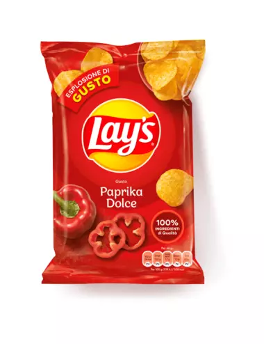 Lay's chips sweet paprika flavor 20 sachets x 44 g