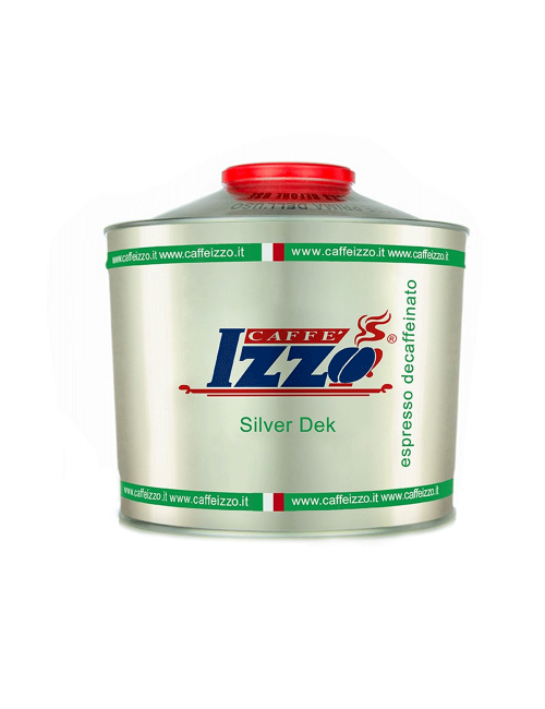 Caffè Izzo miscela silver dek in grani barattolo 1 kg