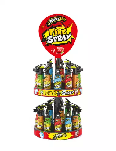 Fire spray stand 34 x 25 ml