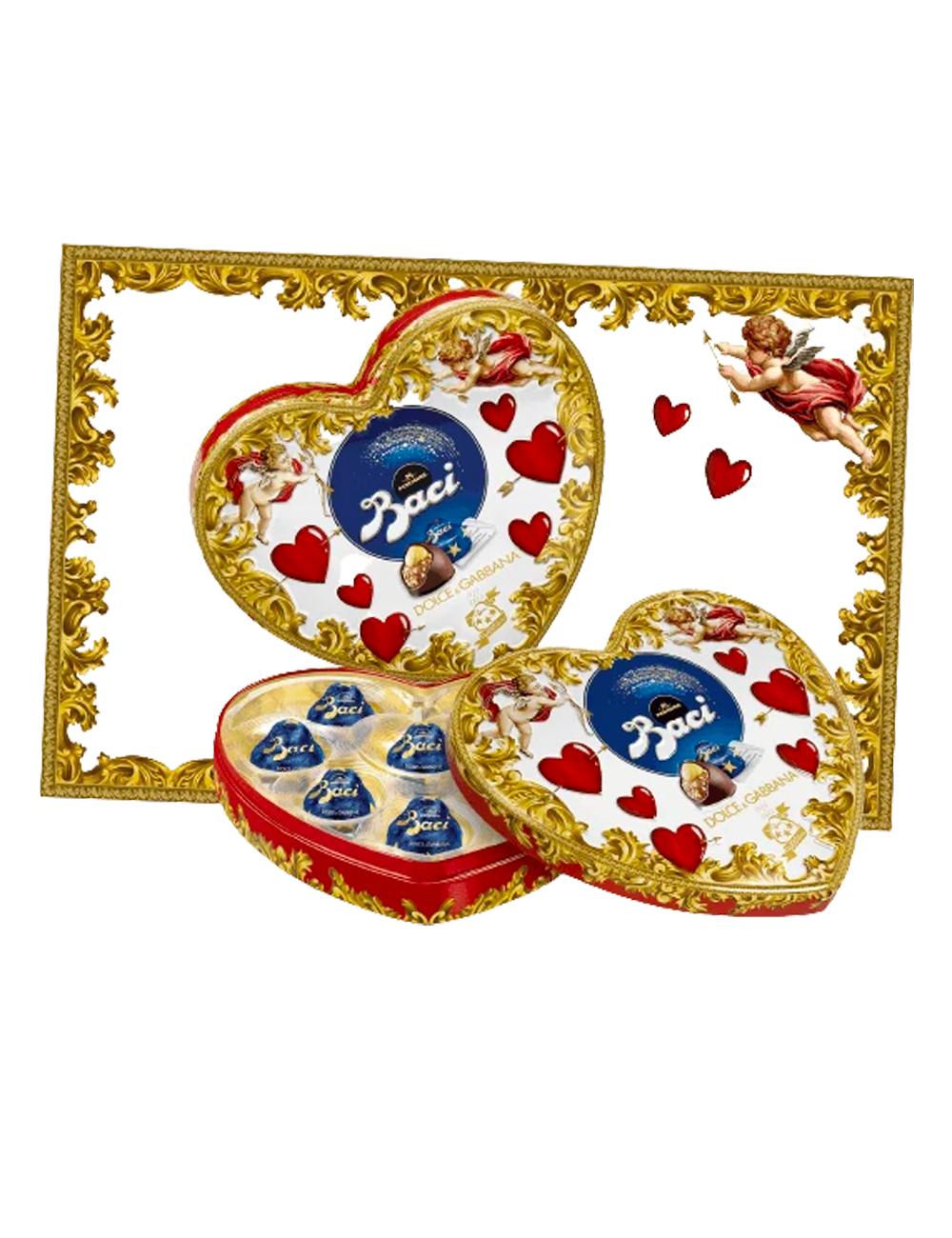 Baci Perugina Dolce & Gabbana heart tin 100 years Valentine's Day 100 g