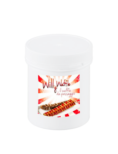 Powder mix for willy waffle Natfood, 800 g jar
