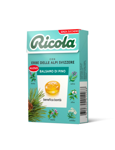 Ricola pine resin box 10 boxes x 50 g