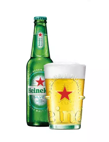 Heineken coffret argent 24 x 33 cl