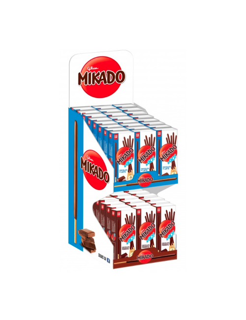 Mikado Pocket expo Milk + Dark 48 piezas de 39g