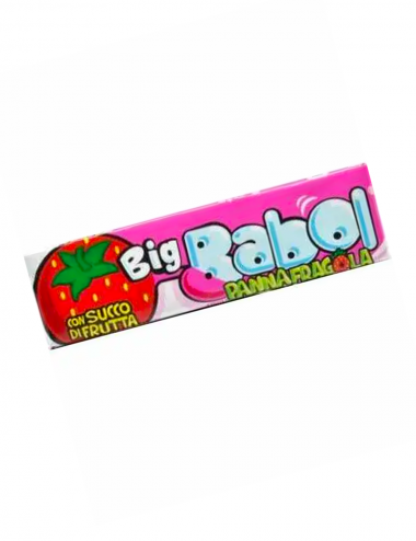 Big Babol Strawberry Cream 24 Stick x 37 g