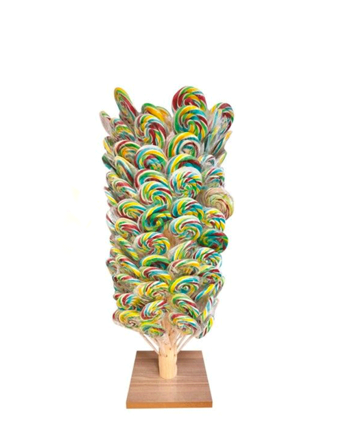 Spiral multicolor lollipop 150 x 30 g
