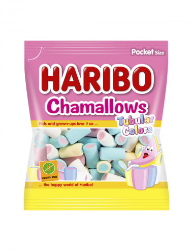 Haribo chamallows tubular colors 30 x 90 g