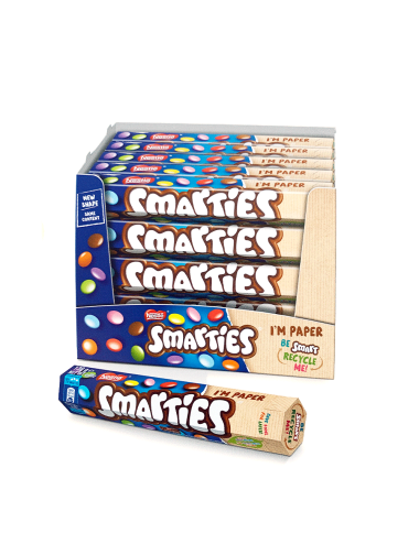 Smarties maxitubo confetti stuffed with chocolate 20 pieces of 130 g