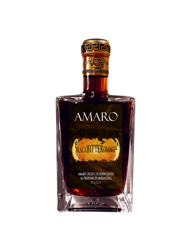 Amaro black bitter orange Valle del Marta 75 cl
