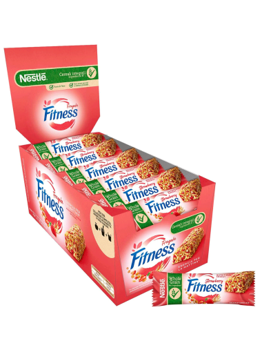 Barritas Fresa Fitness 24 piezas de 23,5 g Nestlé