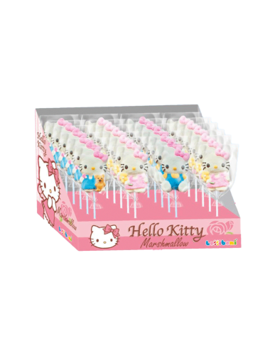 Hello kitty Marshmallow Lollipop 24 x 35 g Lolliboni