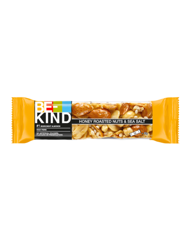 Be-Kind Mandel-, Cashew-, Erdnuss-, Honig- und Meersalzriegel 12 x 40 g