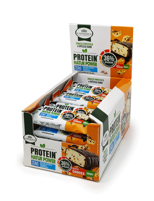 Protein Natur Power cookies protein snack L'angelica 24 x 40 g