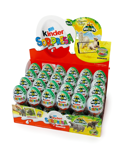 Ovetti Kinder surprise Natoons pack 48 eggs