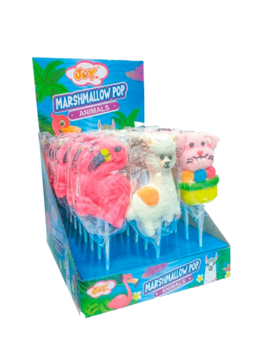 Lecca lecca marshmallow animali 24 x 35 g Joygum